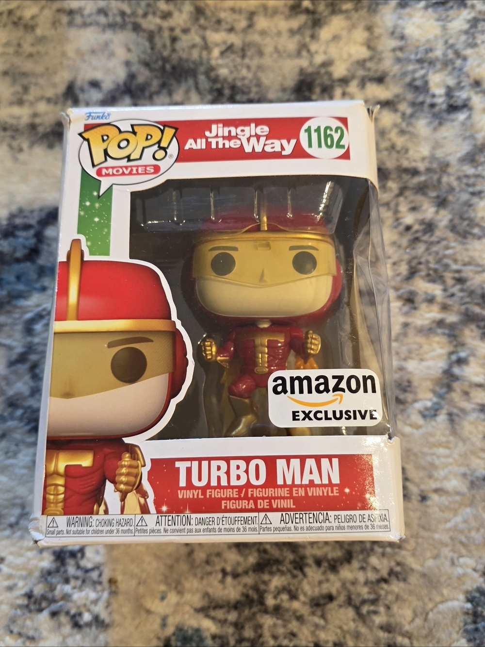Funko Turbo Man Vinyl Figure - Red and Gold Finish